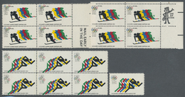 ** Thematik: Olympische Spiele / Olympic Games: 1972, USA For Olympic Games Sapporo And Munich. Lot Of Shifted Colors: 7 - Other & Unclassified