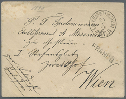 Br Bosnien Und Herzegowina - Stempel: PLEVLJE: 1890 (24.9.), Portofreier Feldpostbrief Mit Einzeiler 'FRANCO' Sow - Bosnia And Herzegovina