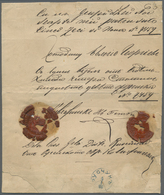 Br Bulgarien: 1880, 4 / 16 Jan, Insured Letter About 7.459 Frcs From Ruschuk (Russe) To Giurgiu/Romania, Sender W - Storia Postale