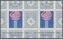 ** Thematik: Olympische Spiele / Olympic Games: 1983/1984, Yugoslavia For Olympic Winter Games Sarajevo. Lot Of 3 Se-ten - Other & Unclassified