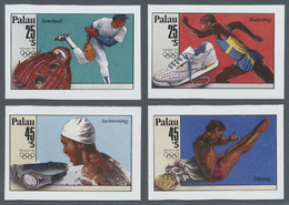 ** Thematik: Olympische Spiele / Olympic Games: 1988, Palau. IMPERFORATE Proofs In Issued Colors For The Complete Set "S - Other & Unclassified