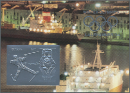 ** Thematik: Olympische Spiele / Olympic Games: 1993, International Stamp Exhibition Genova'92 GOLD And SILVER Miniature - Other & Unclassified