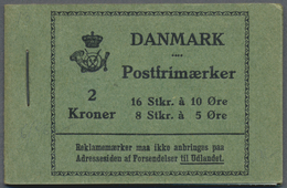 ** Dänemark - Markenheftchen: 1929, 2 Kronen Ziffern Als Postfrisches, Vorzüglich Erhaltenes Markenheftchen MH 6, - Booklets