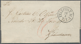 Br Dänemark - Besonderheiten: 1864, "FELTPOST No.1 14.4. P.1", Clear Strike On Folded Letter (dated Augustenburg) - Other & Unclassified