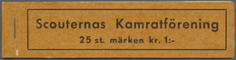 (*)/* Thematik: Pfadfinder / Boy Scouts: (ohne Jahr), Schweden. Markenheft "Scouternas Kamratförening / 25 St. Märken Kr - Other & Unclassified