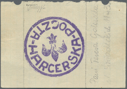 Br Thematik: Pfadfinder / Boy Scouts: 1944, WARSAW UPRISING Scout Post Cancel On Cover, Only With Address And Message. - Other & Unclassified