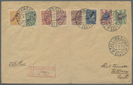 Br Estland - Lokalausgaben: Tallinn (Reval): 1919, "Eesti Post" Violet Overprint On Russian Imperforated 1 Kop An - Estonia