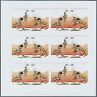 ** Thematik: Pfadfinder / Boy Scouts: 1983, Cook Islands. Imperforate Miniature Sheet For Both The 60c Values Of The Iss - Autres & Non Classés