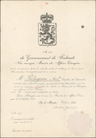 Br Finnland: 1921 Axel PALMGREN: Gouvernment Of Finland Official Traveling Passport For Mr. Axel Palmgren (the La - Covers & Documents