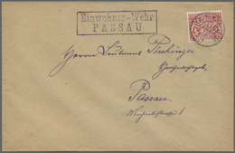 Br Thematik: Politik / Politics: 1920, Cachet-Stempel "EINWOHNER-WEHR/ P A S S A U" Auf Ortsbrief Mit 15 Pf Dienstmarke. - Non Classificati