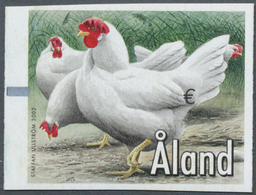 ** Finnland - Alandinseln: Machine Labels: 2002, Design "Chicken" Without Imprint Of Value, Unmounted Mint. - Aland