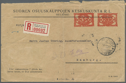 Br Finnland - Besonderheiten: 1927 (Dec.), Registered Company Cover 'Suomen Osuuskauppojen Keskuskunta R. L.' Bea - Other & Unclassified