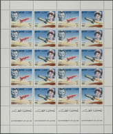 ** Thematik: Raumfahrt / Astronautics: 1966, Qatar. NOT-ISSUED Miniature Sheet "Soviet Cosmonauts And Space Vehicles" Co - Other & Unclassified