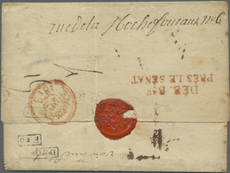 Br Frankreich - Vorphilatelie: 1813, Folded Letter Cover From "102 BONN" Addressed To Comte Germain Garnier In Pa - 1792-1815: Dipartimenti Conquistati