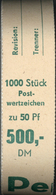 ** DDR - Rollenmarken: 1990, 50 Pf Brandenburger Tor Komplette Originalrolle Von 1.000 Stück Postfrisch - Se-Tenant