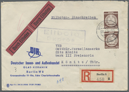 Br DDR - Dienstmarken A (Verwaltungspost B): 1958, 70 Pfg Siena Im Senkr. Paar Als Seltene Mehrfachfran - Other & Unclassified