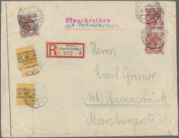 Br Berlin - Vorläufer: 1948: Umschlag Ca. 19 X 14,8 Cm Als Fern-Doppelbrief Einschreiben-Rückschein ( 4 - Lettres & Documents