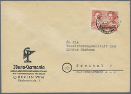 Br Berlin - Vorläufer: 1949, 24 Pfg. Liebknecht/Luxemburg Als Portogerechte Einzelfrankatur Auf Brief M - Covers & Documents