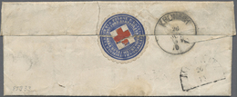 Br Thematik: Rotes Kreuz / Red Cross: 1870 Bayern Seltener Portofreier Langformatiger Faltbrief Vom 25.11.70 Ab BAMBERG  - Red Cross