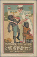 GA Thematik: Rotes Kreuz / Red Cross: 1912, Bayern. Privat-Postkarte 5 Pf Luitpold "Deutscher Frauenverein Vom Roten Kre - Croix-Rouge