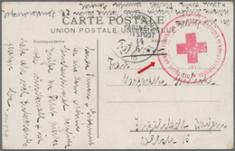 Br Thematik: Rotes Kreuz / Red Cross: 1915 Deutsches Reich Roter Feldpost-Brief-o "Deutsche Sanitätsmission Des Roten Kr - Red Cross