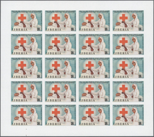 ** Thematik: Rotes Kreuz / Red Cross: 1979, Liberia. Complete Set NATIONAL RED CROSS (2 Values) In Imperforate Miniature - Red Cross