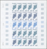 ** Thematik: Schiffe / Ships: 1983, F.S.A.T. Complete Color Proof Sheet Of 25 For The 5fr Stamp FREIGHTER LADY FRANKLIN. - Ships