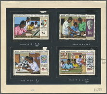 Thematik: Schulen, Ausbildung / Schools, Education: 1970, Burundi. International Education Year. 4 Artist's Stamp-sized - Other & Unclassified