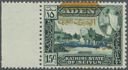 ** Thematik: Sport-Fußball / Sport-soccer, Football: 1966, ADEN - KATHIRI STATE OF SEYUN: Football World Championship Lo - Altri & Non Classificati