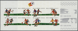 ** Thematik: Sport-Fußball / Sport-soccer, Football: 1981, SOCCER WORLD CUP SPAIN ´82, Playing Scenes - 8 Items; Cook Is - Autres & Non Classés