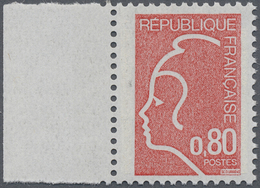 ** Frankreich: 1975, 0,80 Fr. Margin Piece Not Issued. Marianne De Durrens, Very Fine. - Oblitérés