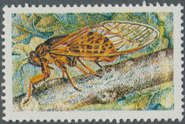 ** Frankreich: 1977, Cicada (Tibicen Haematodes) 0,80fr. With MISSING BLACK COLOUR (inscriptions And Denomination - Oblitérés