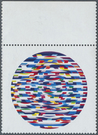 ** Frankreich: 1980, Modern Art 4 Fr., Black Colour Missing (no Inscription And Value) With Sheet Margins At Righ - Oblitérés