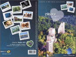 ** Frankreich: 2011, Ten Different Self-adhesive PERSONALISED Stamps 'Collector Alsace 2011' In Special Printed S - Used Stamps