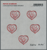 (*) Frankreich: 2012, Greeting Self-adhesive Stamp € 0,60 'Valentine's Day' Sheetlet With Five Stamps On Transpare - Oblitérés