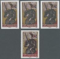 ** Frankreich: 2012, 600th Birthday Of Jeanne D'Arc UNISSUED Denomination € 0,89 In A Lot With Seven IMPERFORATE - Oblitérés