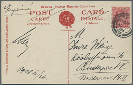 Thematik: Sport-Ringen / Sport-wrestling: 1908, Picture Postcard Of London Sent To Hungary, With Signature Of Richard We - Lutte