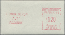 ** Frankreich - Automatenmarken: 1969, 0.20 Fr. Montgeron, Type II "Punkt Verschoben", Postfrisch. - Other & Unclassified