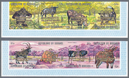 ** Thematik: Tiere- Exotische Tiere / Animals-exotic Animals: 1971, Burundi, Afrikan. Tierwelt Mit Überdrucken Zur OLYMP - Autres & Non Classés