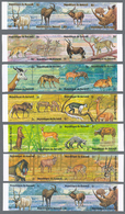 ** Thematik: Tiere- Exotische Tiere / Animals-exotic Animals: 1975, Burundi, Afrikanische Tierwelt Komplette Serie In UN - Altri & Non Classificati