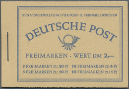** Berlin - Markenheftchen: 1952, Bauten, Markenheftchen 2, Tadellos, Postfrisch, Mi. 1300,- - Postzegelboekjes