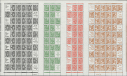 ** Berlin - Markenheftchenbogen: 1952, Bauten 1952, Kompletter Markenheftchenbogen, Gefaltet Wie Von De - Booklets