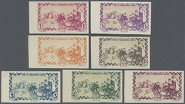(*) Französische Post In Der Levante: 1942, Camel Rider Set Of Seven Values Imperf Margin Stamps, Fine And Scarce - Other & Unclassified