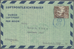 GA Berlin - Ganzsachen: 1953: Luftpostleichtbrief 60 Pf. Havellandschaft – LF 5 Mit Umfangreichen Text - Altri & Non Classificati