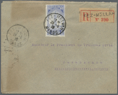 Br Französische Post In Marokko: 1919. Registered Envelope Addressed To Casablanca Bearing French Maroc Yvert 73, - Other & Unclassified