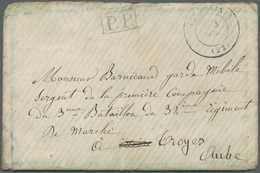 Br Frankreich - Militärpost / Feldpost: 1870/1871, Three Field Post Letters Armée De L´Ouest, Garde Nationle Mobi - Army Postmarks (before 1900)