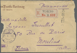 Br Frankreich - Militärpost / Feldpost: 1920. Registered Envelope (faults,shortened At Left, Roughly Opened) Head - Bolli Militari (ante 1900)