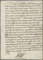 Br Frankreich - Besonderheiten: 1664, "Sun King" Louis XIV Of France (1638 - 1715), Complete Manuscript Letter Wi - Other & Unclassified