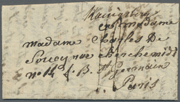 Br Frankreich - Besonderheiten: 1812, Small Folded Military Post Letter Dated "Königsberg Dec 30th 1812 To Paris - Other & Unclassified