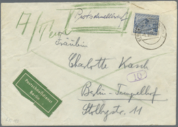 Br Berlin - Postschnelldienst: 1951, PSD-Brief Mit 80 Pfennig Bauten I Als EF, Der Absender Im Hotel Am - Brieven En Documenten